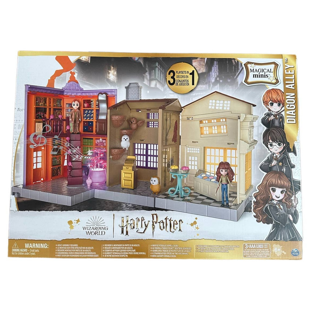 Harry Potter new in‎ box Diagon Alley magical minis 3 playsets in 1